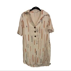 Lush‎ button T-shirt style dress